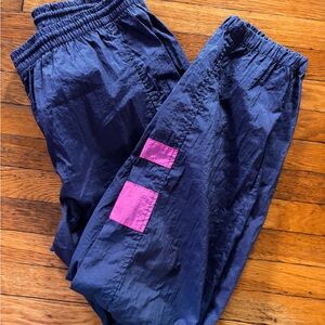 Members Only Blue and Pink Sweatpants with Relaxed Fit